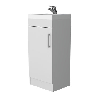 1-Door Vanity Sink White