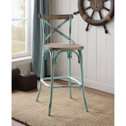 Bar Stool with Cross Back
