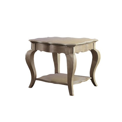 Antique Taupe End Table