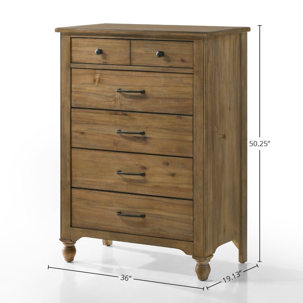 Highland 6-Drawer Chest, Sand Dune