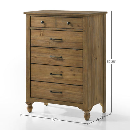Highland 6-Drawer Chest, Sand Dune