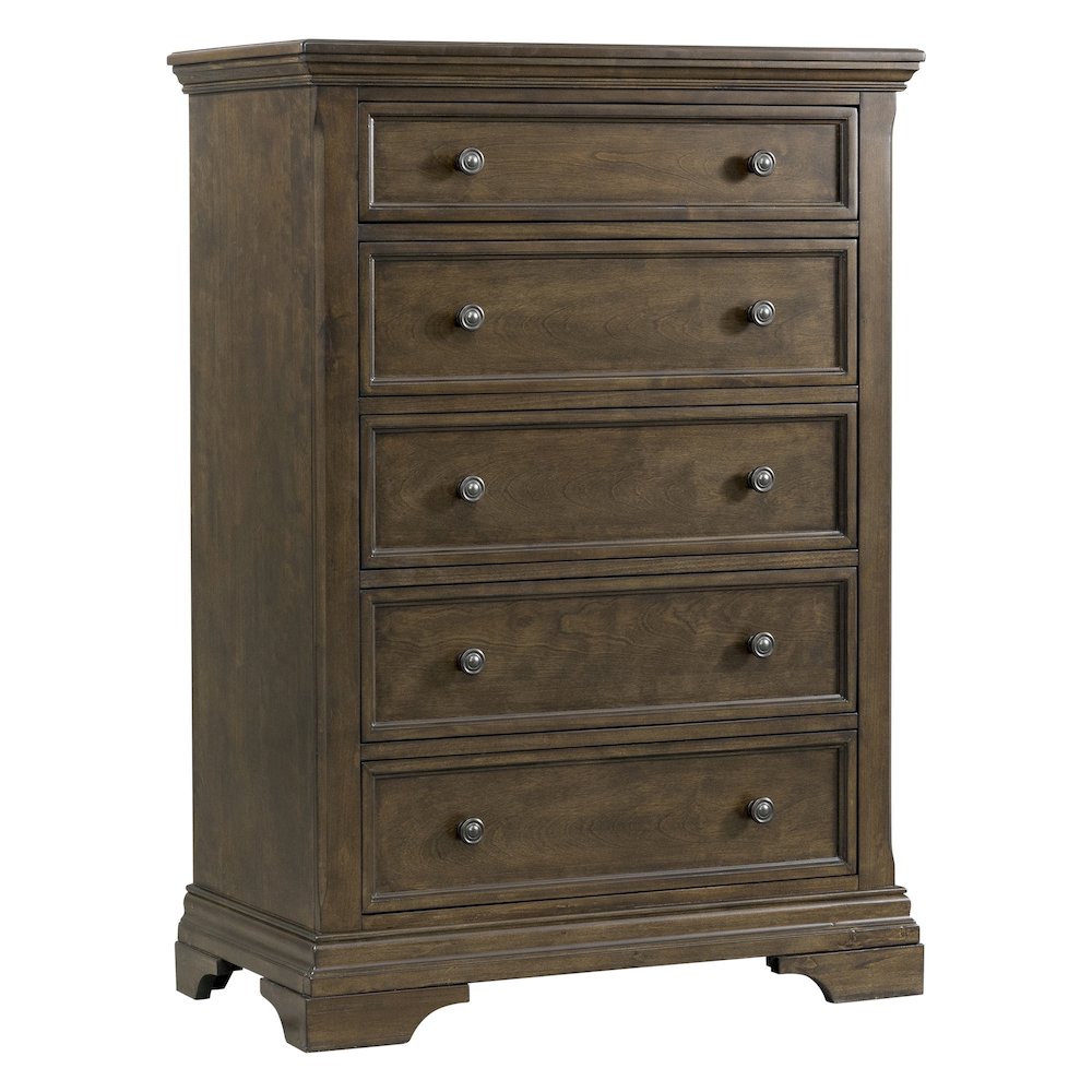 Olivia 5-Drawer Chest, Rosewood