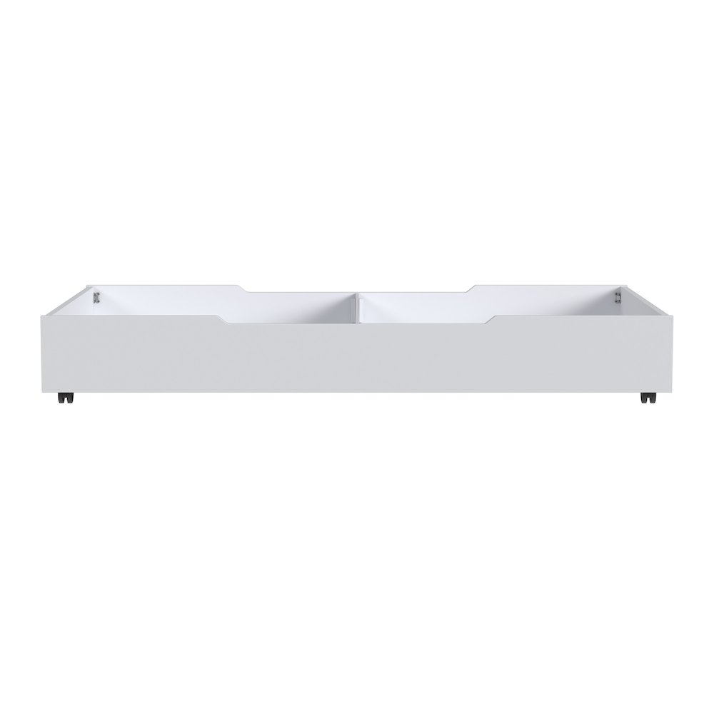 Westwood Design Rowan Modern Style Wood Trundle in Ash Linen White