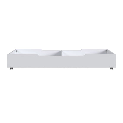 Westwood Design Rowan Modern Style Wood Trundle in Ash Linen White