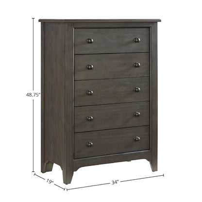 Taylor 5-Drawer Chest, Dusk