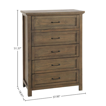 Westfield 5-Drawer Chest, Harvest Brown