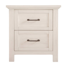 Westfield Traditional Wood Nightstand with Brushed Finish, Off White
