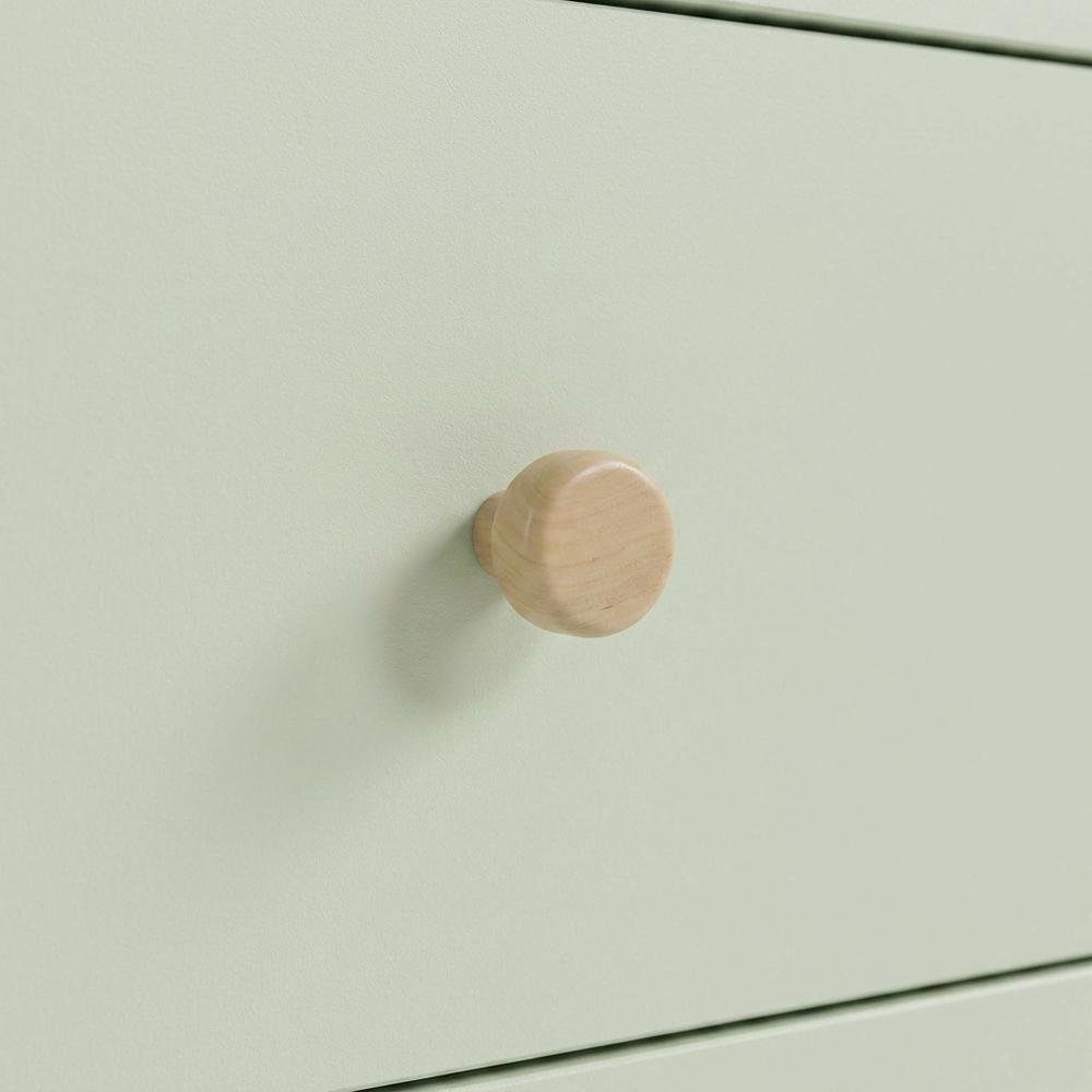 California 2 Drawer Nightstand - Sage with Driftwood