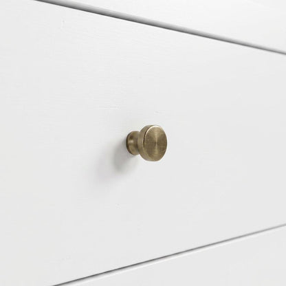 Santorini 3 Drawer Chest With Topper-White/Driftwood