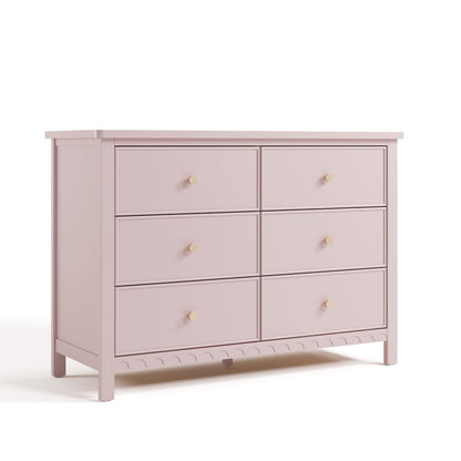 Graco Sasha 6 Drawer Dresser - Blush