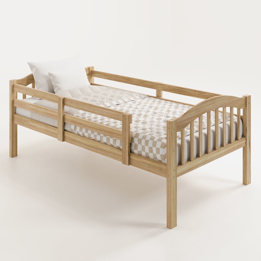 Storkcraft Long Horn Twin-Over-Twin Bunk Bed (Natural)