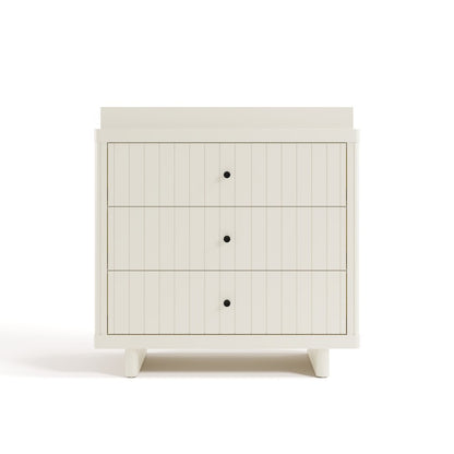 Kyoto 3 Drawer Chest with Topper - Frosted Oat