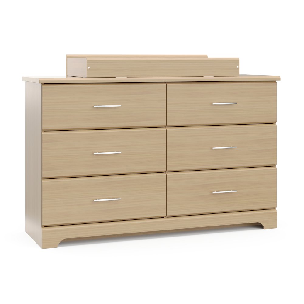 Storkcraft Brookside 6 Drawer Double Dresser (Driftwood)