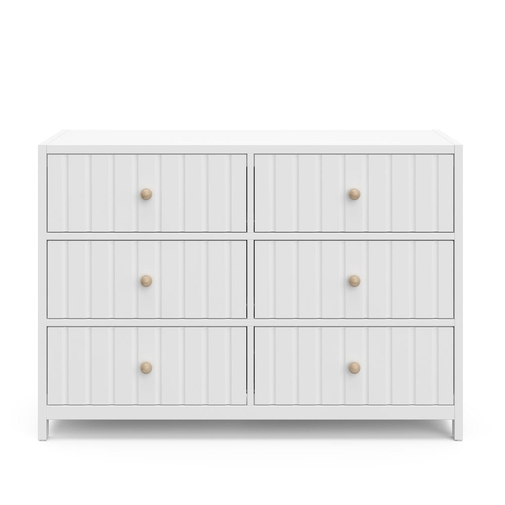 Graco Teddi 6 Drawer Double Dresser (White)