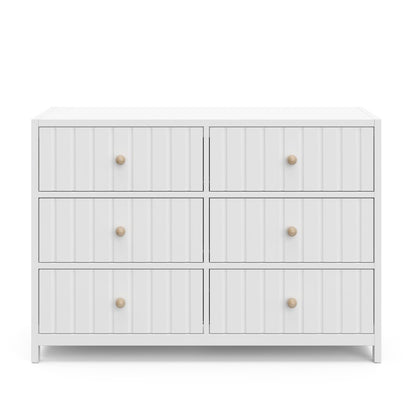 Graco Teddi 6 Drawer Double Dresser (White)