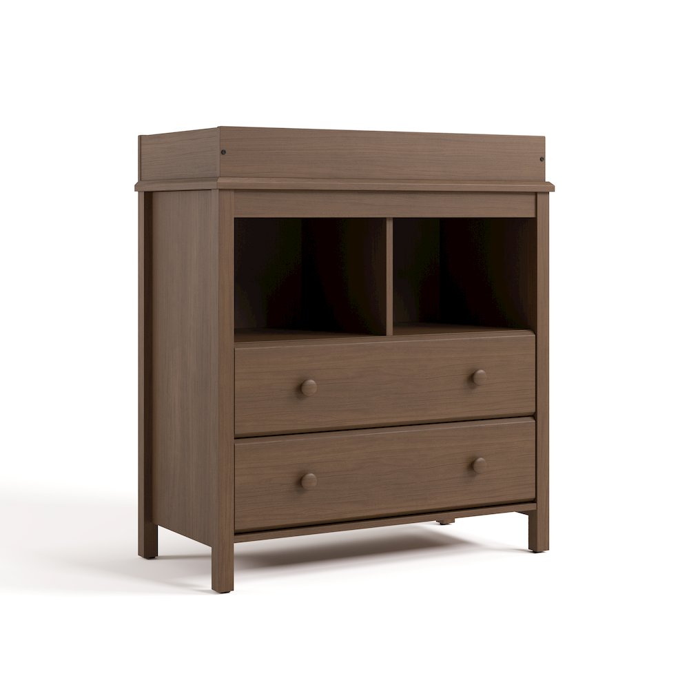 Alpine 2-Drawer Changing Chest- Hazelnut