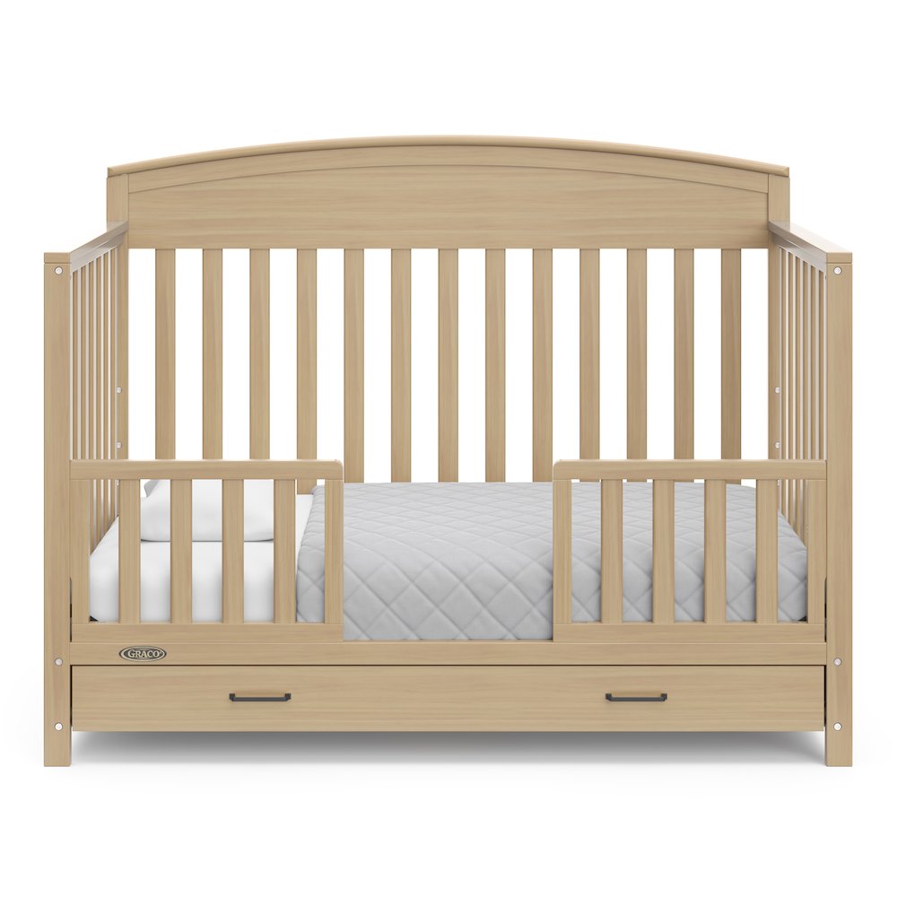 Graco Benton 5-in-1 Convertible Crib with Drawer (Driftwood)