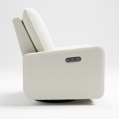 Graco Teddi Power Recliner Swivel Glider (Ivory Boucle)