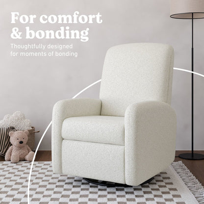 Bellwood Power Recliner Swivel Glider - Ivory Boucle