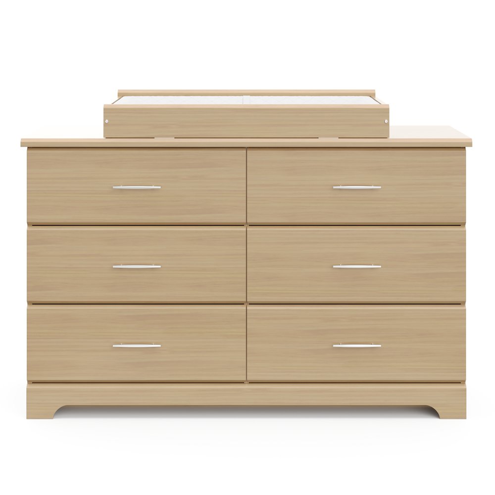 Storkcraft Brookside 6 Drawer Double Dresser (Driftwood)