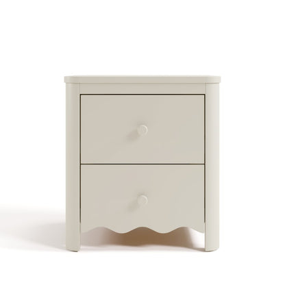 Casablanca 2-Drawer Nightstand-Frosted Oat