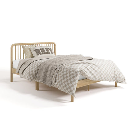 Porto Full Bed - Natural
