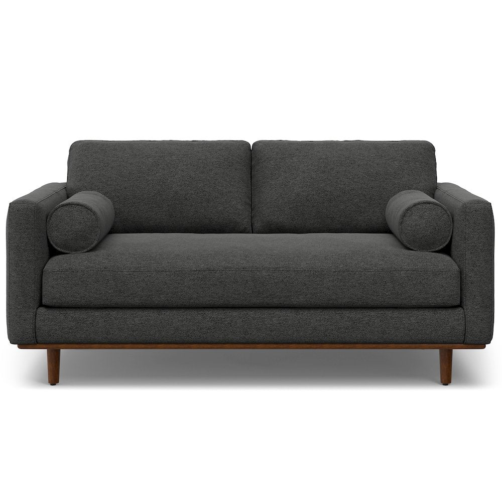 Morrison 72-Inch Sofa And Ottoman Set In Woven-Blend Fabric