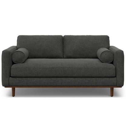 Morrison 72-Inch Sofa And Ottoman Set In Woven-Blend Fabric