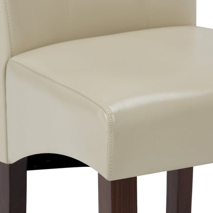 Cosmopolitan Solid Hardwood 9 Piece Dining Set In Satin Cream