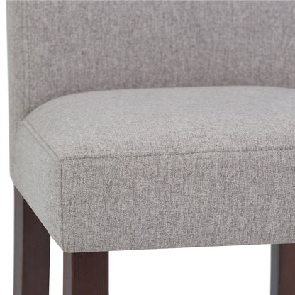 Acadian Solid Wood Parson Dining Chair (Set Of 2) In Cloud Grey