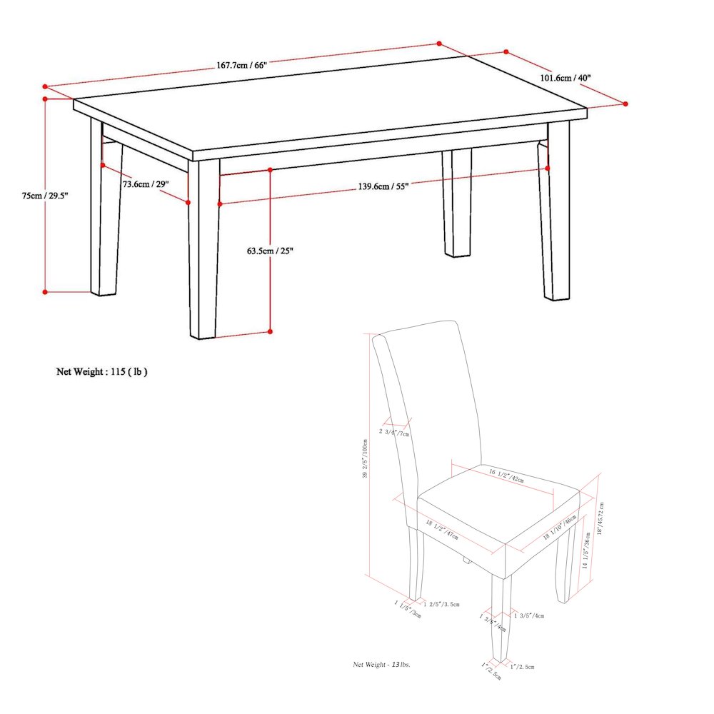 Acadian Solid Hardwood 5 Piece Dining Set In Distressed Black