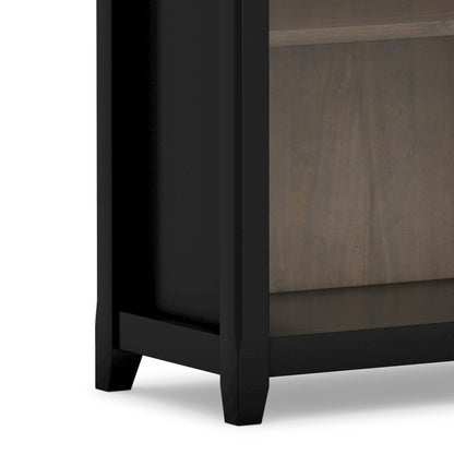 Amherst 30 inch x 70 inch Solid Wood Transitional 5 Shelf Bookcase