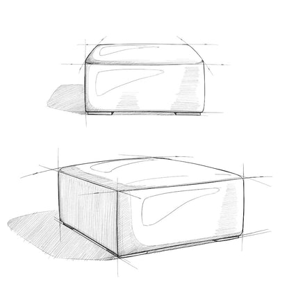 Rex Ottoman In Tightly Woven Performance Fabric