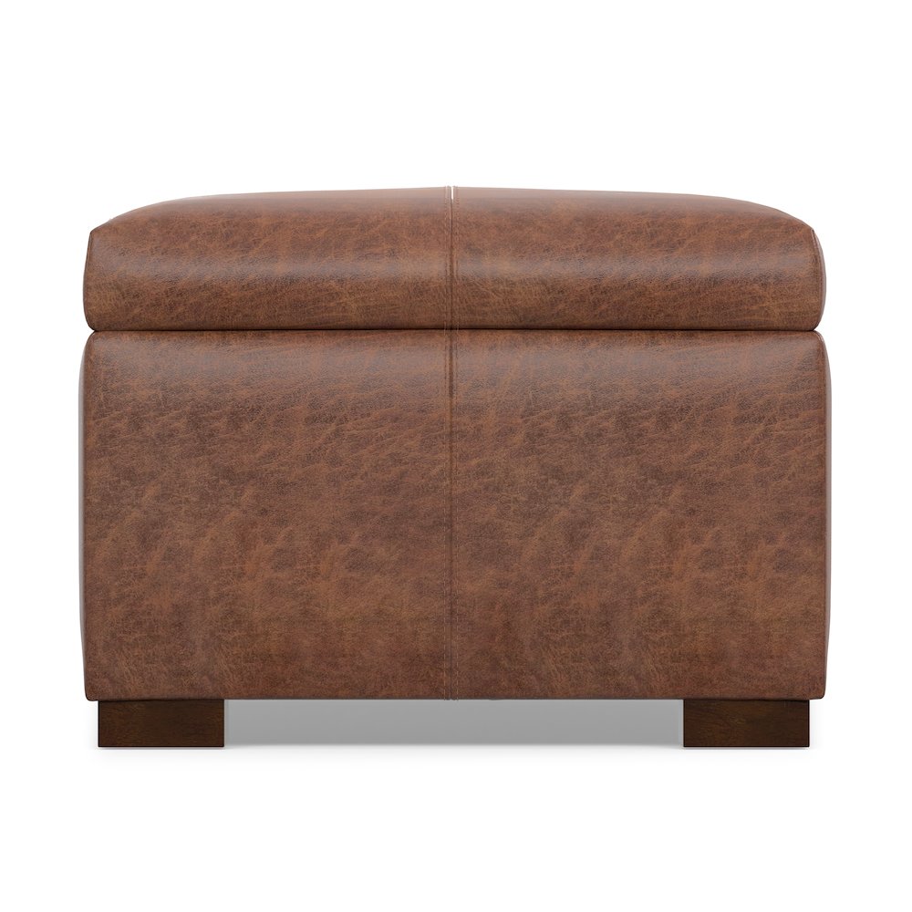 48 inch Wide Contemporary Rectangle Rectangular Storage Ottoman