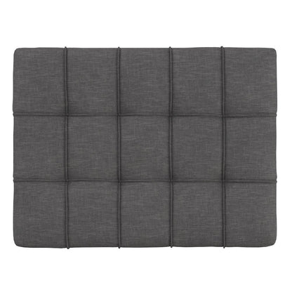 Mariah Coffee Table Storage Ottoman in Slate Grey  Polyester Linen