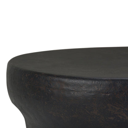 Garvy Metal Coffee Table In Rustic Bronze