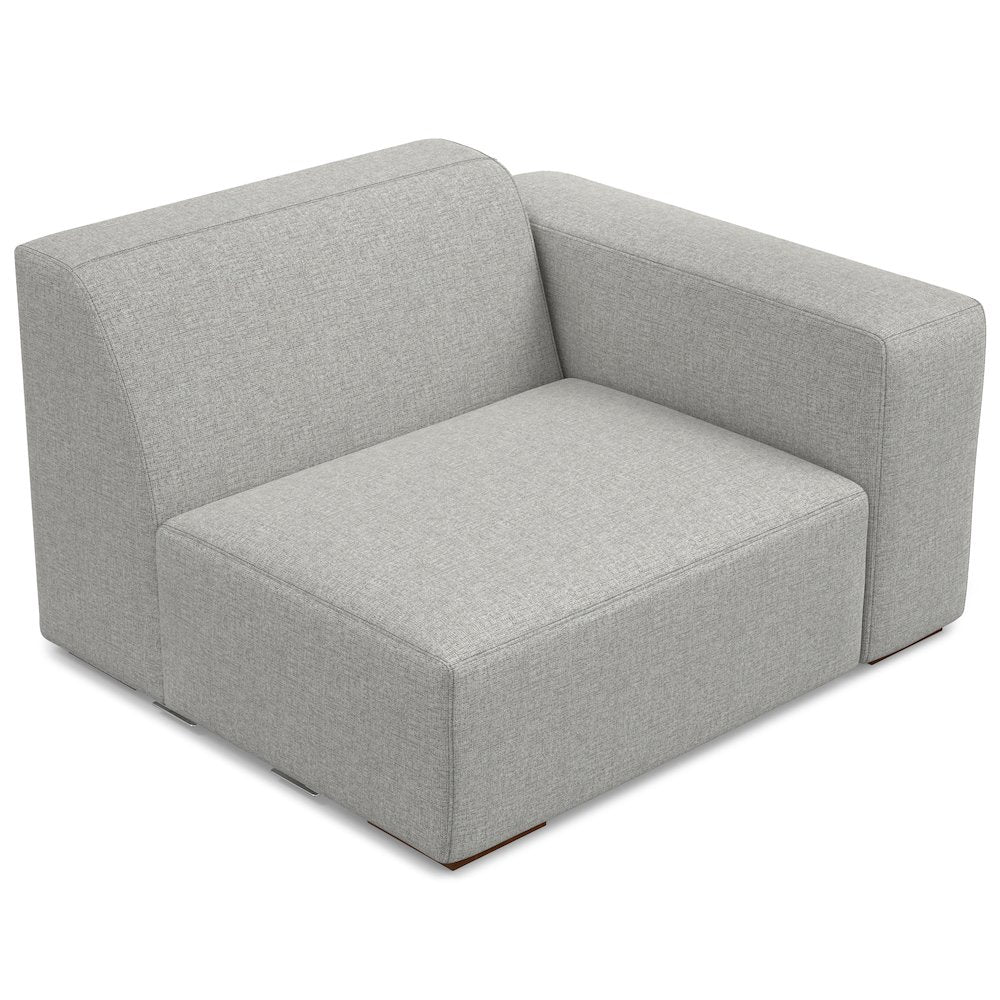 Rex Right-Arm Sofa Module In Tightly Woven Performance Fabric