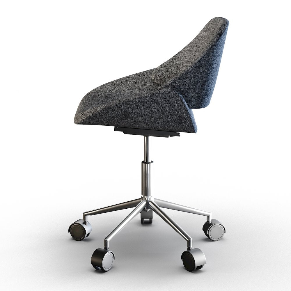 Malden Swivel Adjustable Executive Computer Office Chair In Grey