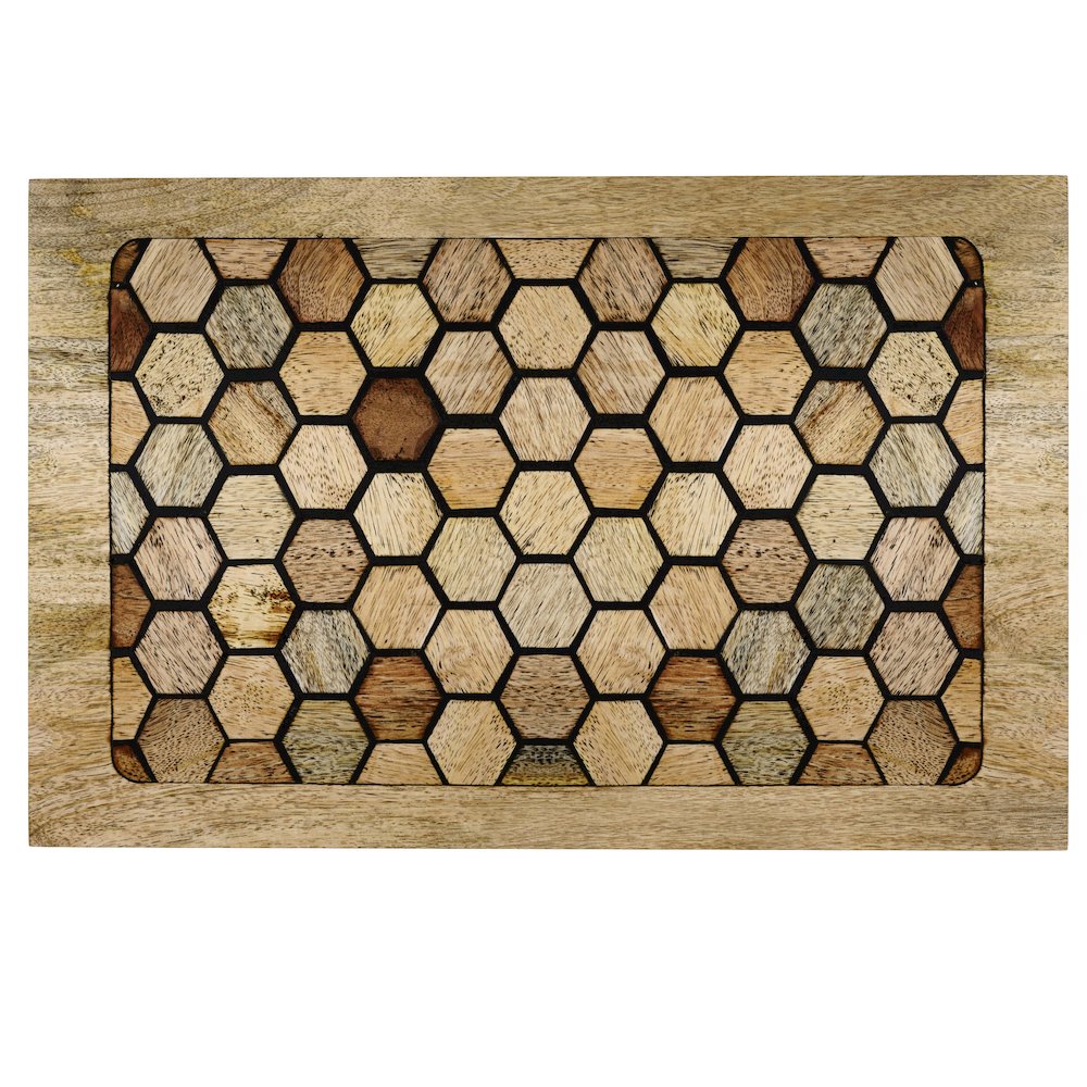 Davisville Solid Mango Wood C Side Table In Natural