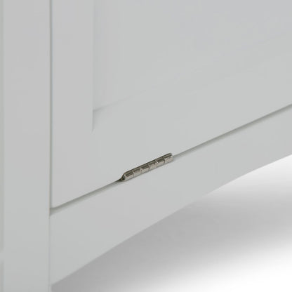 Avington Laundry Hamper In Pure White