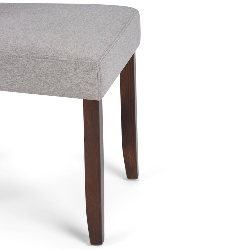 Acadian Solid Wood Parson Dining Chair (Set Of 2) In Cloud Grey