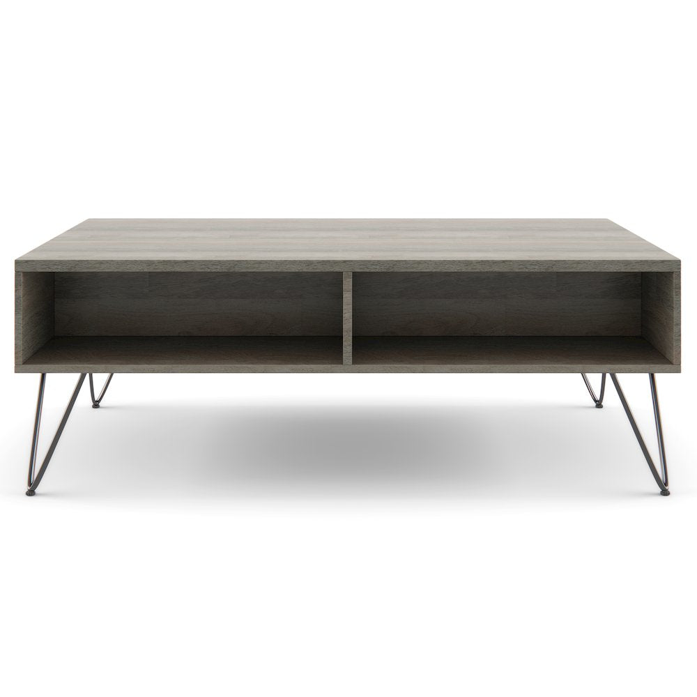 Hunter SOLID MANGO WOOD Lift Top Coffee Table in Grey