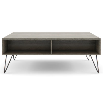 Hunter SOLID MANGO WOOD Lift Top Coffee Table in Grey