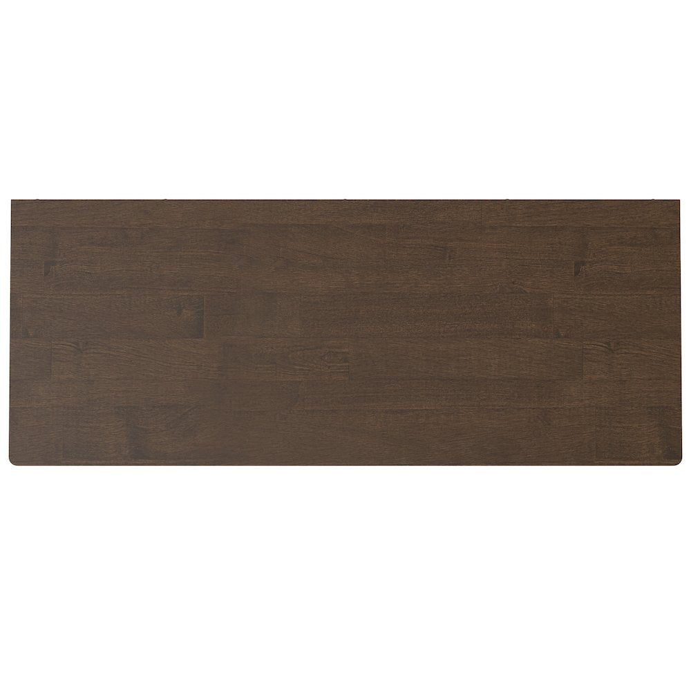 Harper Solid Hardwood 2 Door Sideboard Buffet / Storage Cabinet In Walnut Brown