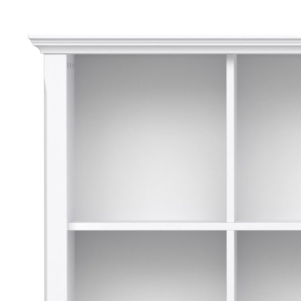 Acadian Solid Wood 12 Cube Storage In White
