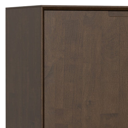 Banting Solid Hardwood 2 Door Sideboard Buffet In Walnut Brown