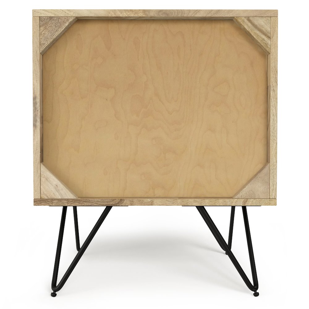 Hunter Solid Mango Wood Nightstand In Natural