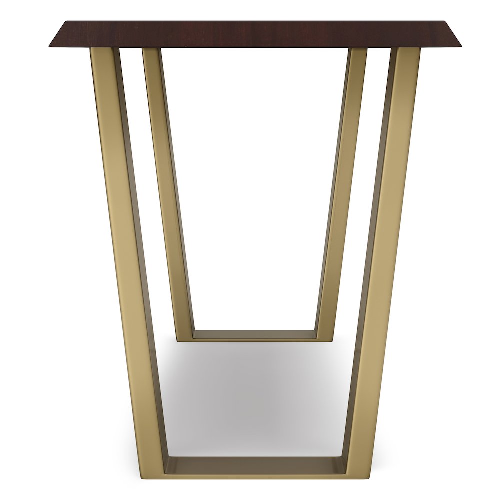 Lewis Solid Acacia Wood Bench In Cognac