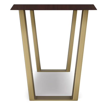 Lewis Solid Acacia Wood Bench In Cognac