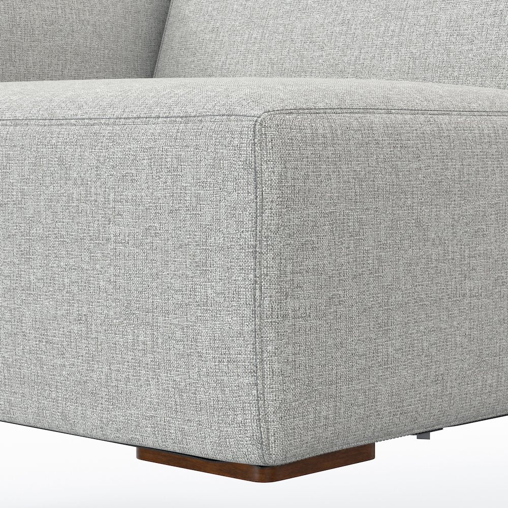 Rex Left-Arm Sofa Module In Tightly Woven Performance Fabric
